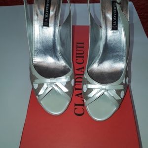 Claudia Ciuti Sling Peep Toe High Heels